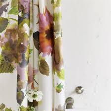 Palace Flower Birch Shower Curtain By