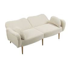 Futon Sofa Bed Velvet Sleeper Sofa