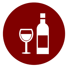 Wine Bottle And Glass Icon Free Svg