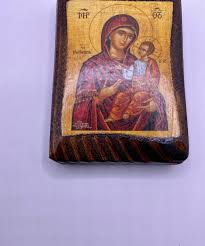 Byzantine Handmade Icon Virgin Mary