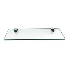 Clear Glass Rectangular Shelf