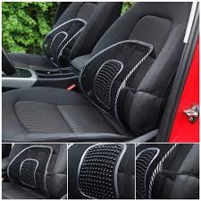 Polyester Car Seat Back Rest Lumbar