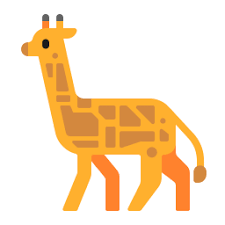 Giraffe Flat Icon Fluentui Emoji Flat