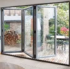 Exterior Upvc Bi Fold Door Clear Glass