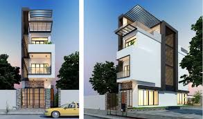 Three Y Narrow Lot House Concept
