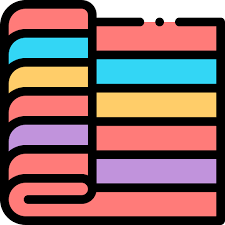 Fabric Detailed Rounded Lineal Color Icon