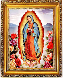 Our Lady Of Guadalupe Wooden Frame