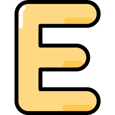 Letter E Free Shapes And Symbols Icons