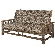 Rustic Log Futon Sofa Bed From