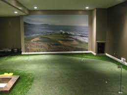 Basement Putting Greens Practice