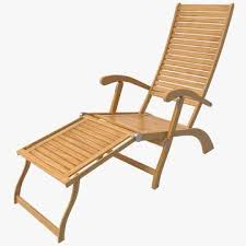 Chaise Lounge Beach Chair 3d Model