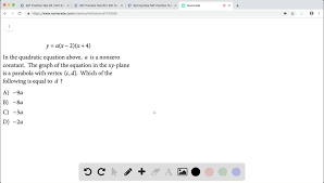 X Y Plane Is A Parabola With Vertex