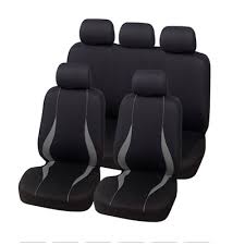 Car Seat Covers Gray Black For Car Rear