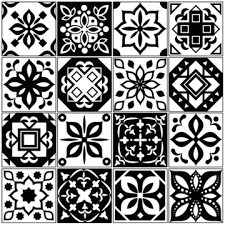 Black Tile Floor Tile Png Transpa