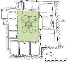 Courtyard House A Plan Drawing