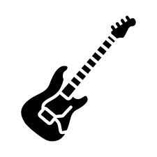 Electric Guitar Icon Stock Vector By