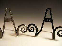 Wrought Iron Wall Plate Holder