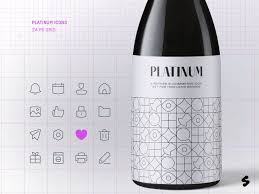 Platinum Icons Use Case Wine Label