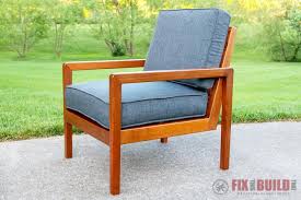 Modern Diy Outdoor Chair From Cedar