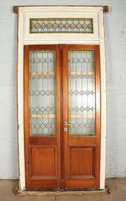 Painted Mahogany Exterior Double Doors