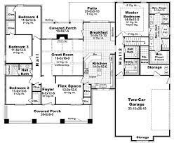 Craftsman Style House Plan 4 Beds 2 5