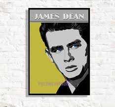 James Dean Vintage Print James Dean