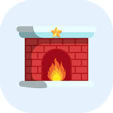Fireplace Generic Color Fill Icon
