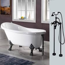 Acrylic Slipper Clawfoot Bath Tub