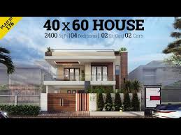 40x60 Feet Villa Design 4 5 Bhk Duplex