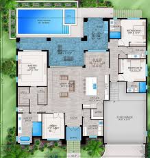 Transitional House Plan With 3 Beds And