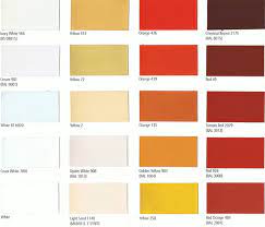 Sigma Paint Color Cards International