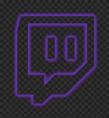 Hd Twitch Purple Neon Logo Icon