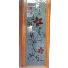 Designer Printed Frosted Etched Glass