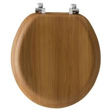 Buy Bemis Mayfair Round Oak Wood Toilet