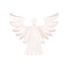 Heaven Angel Holy Wing Figurine Ceramic
