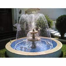 Creative Arts White Garden Fountain 2