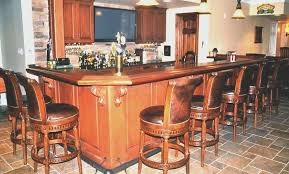 Custom Sapele Mahogany Wood Bar Top In