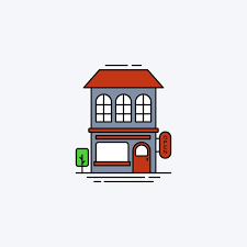 Cottage House Vector Icon Ilration