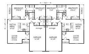 Duplex House Plan S1038d