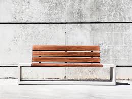 Outline Bench With Back By Sit Design