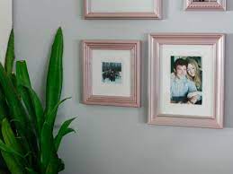 Spray Painting Picture Frames Thrift