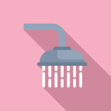 Shower Head Icon Flat Vector Morning