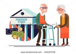 Cool Vector Pension Fund Concept