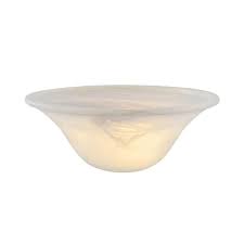 Aspen Creative 23517 11 Alabaster Replacement Glass Shade For Medium Base Socket Torchiere Lamp Swag Lamp And Pendant Island Fixture 12 1 4