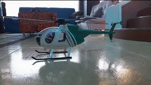 3d file helicopter hughes md 500