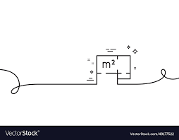Floor Plan Line Icon House Floorplan