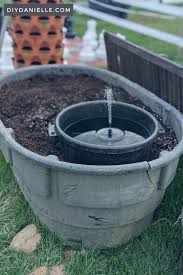 Diy Trough Planter And Water Feature