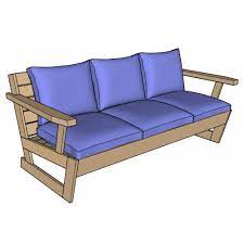 Outdoor Sofa Plans Templates Wilker