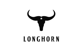 Bull Head Silhouette Longhorn Logo Icon