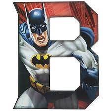 Letter B Batman Superhero Dc Comics
